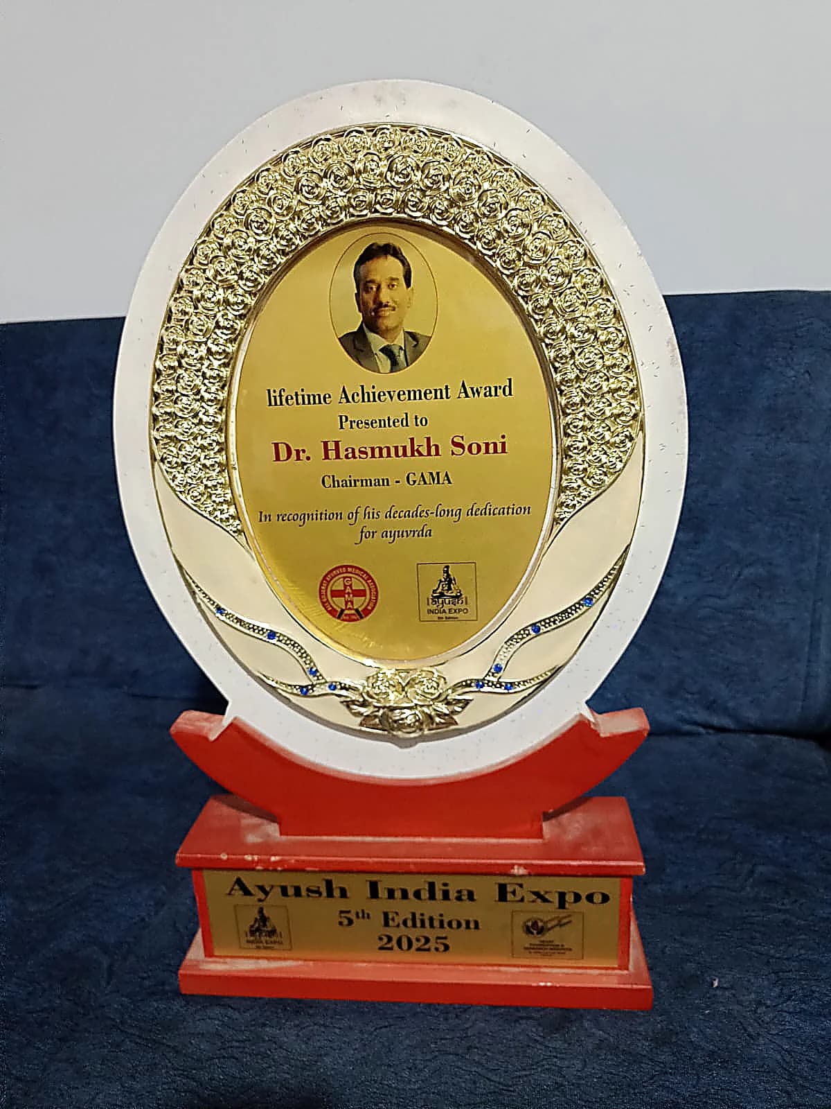 Certificate of Lifetime Achievement Award