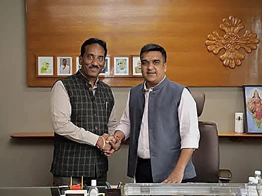 Dignitary Meet with Gujarat Home Minister